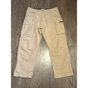 y2K State Property Rocawear 40x34 Ripstop Tan Men's Cargo Pants Hip Hop